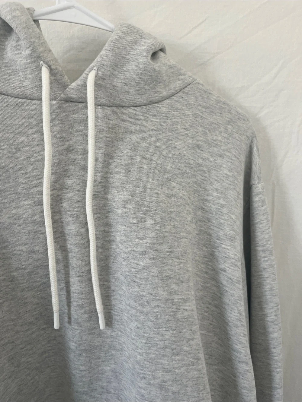 Banana Republic Light Gray Hooded Sweatshirt